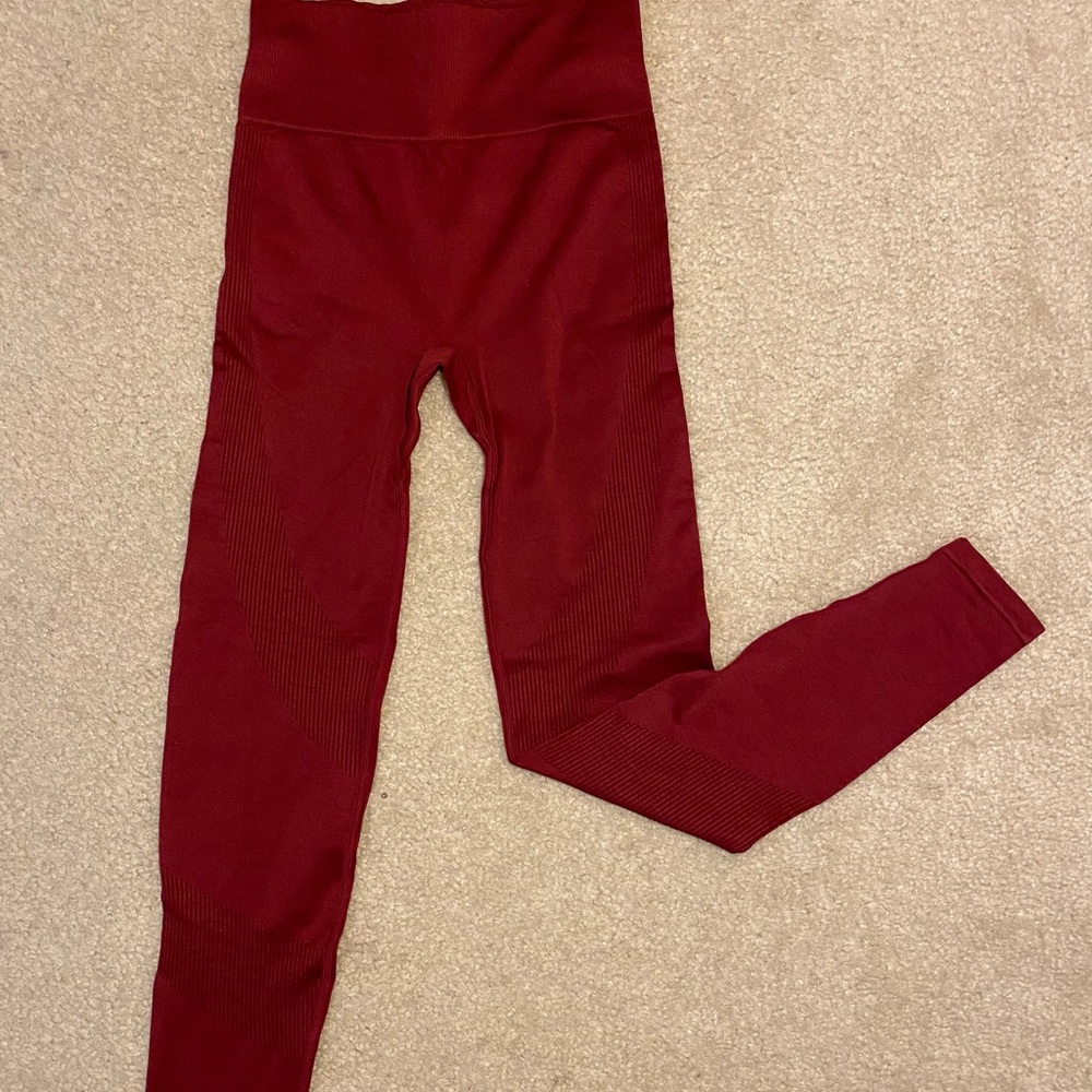 Burgundy PINK leggings